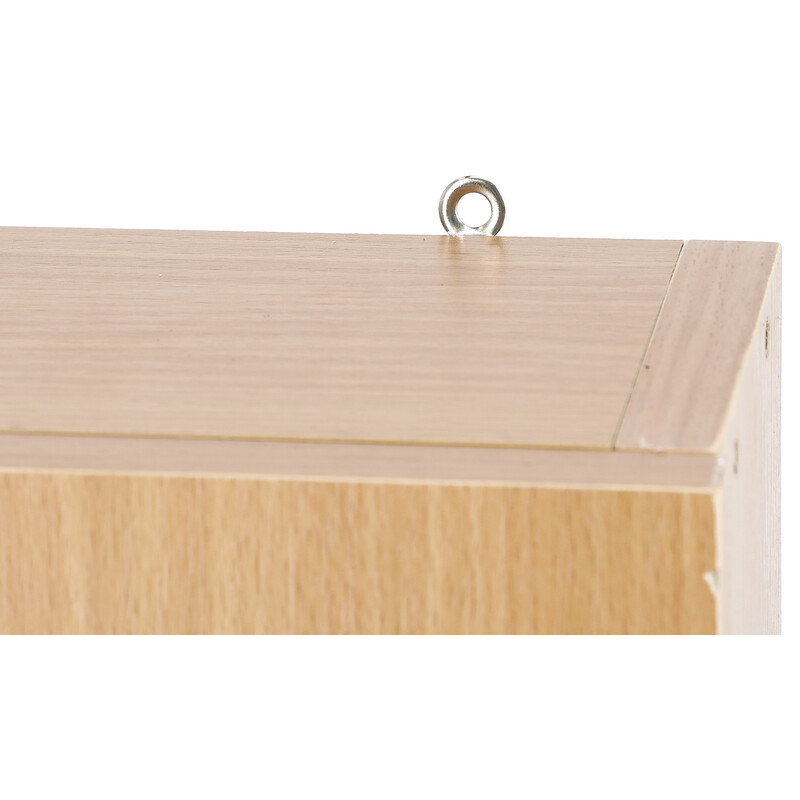 Falra szerelhető barna színű fából készült elsősegélydoboz-TÖLTET NÉLKÜL